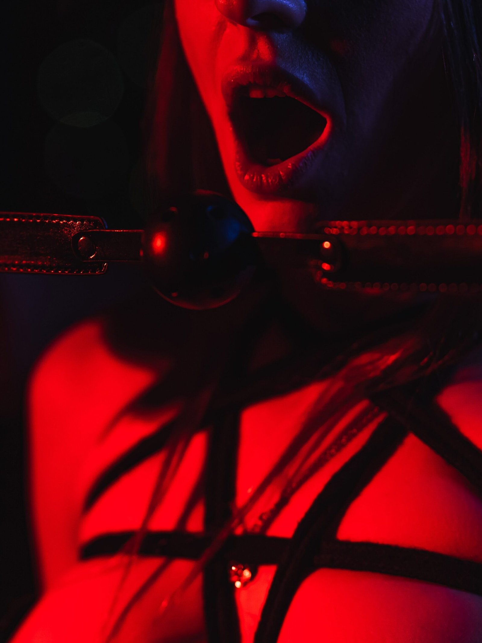 a,man,gags,a,woman.,bdsm,concept.